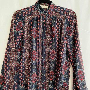 Abercrombie & Fitch Printed Long Sleeves Top, M